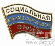 Значок Социальная служба России 310 лет 6.049.0к