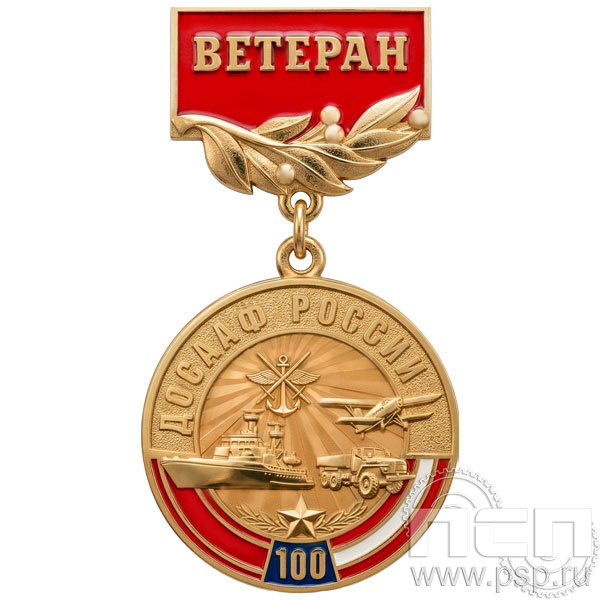 245.0.56. Медаль  "100 лет ДОСААФ России"