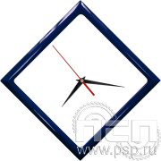 Часы настенные "Тайм" квадратные синие  2.4.9.4