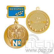 245.0.2. Медаль Ветеран "95 лет Ростехинвентаризация Федеральное БТИ"