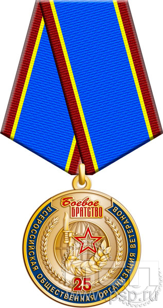 245.0.1(a). Медаль "25 лет Боевое братство"