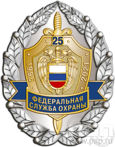101.22. Нагрудный знак "25 лет ФСО"