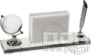 Фотокристалл 80х60 мм Настольный набор глобус в футляре  8.20.94