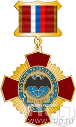 73.22.5. Нагрудный знак "105 лет Военная разведка"
