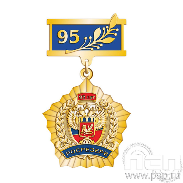 5.2к(е) Нагрудный знак Росрезерв 95 лет