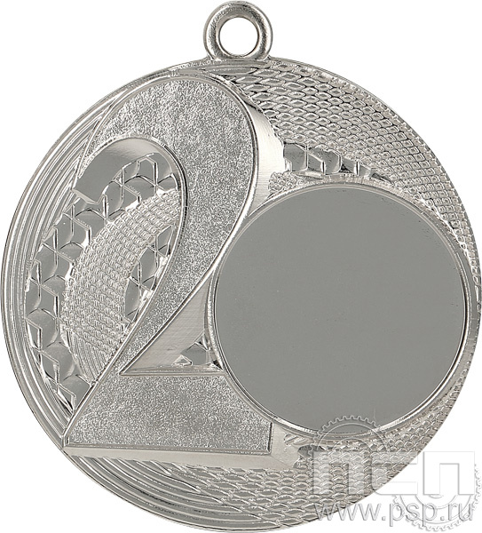 Медаль 2 место MMC5057/S 50(25) G-2мм