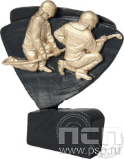 Фигурка литая Пожарный 11см RFEL5024/BK/G