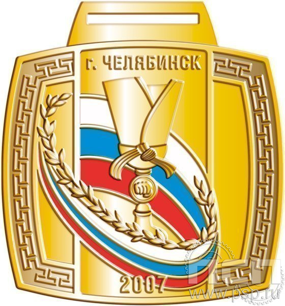 515.0. Спортивная медаль Челябинск 2007