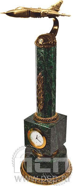 7.5.108. Часы Самолет СУ-24 "110 лет Инженерно-авиационная и Штурманская службы ВВС"