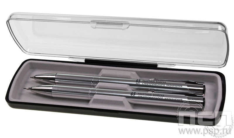 1.4.9. Набор KOSKO (ручка и карандаш) в футляре "65 лет Ракетные войска Стратегического назначения"