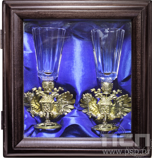 4.12.23. Набор стопок Герб (2 штуки) 