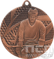 Медаль Хоккей MMC6750/B (50) G-2мм