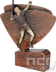 Фигурка литая Теннис большой 11,5см RFEL5010/B/BR