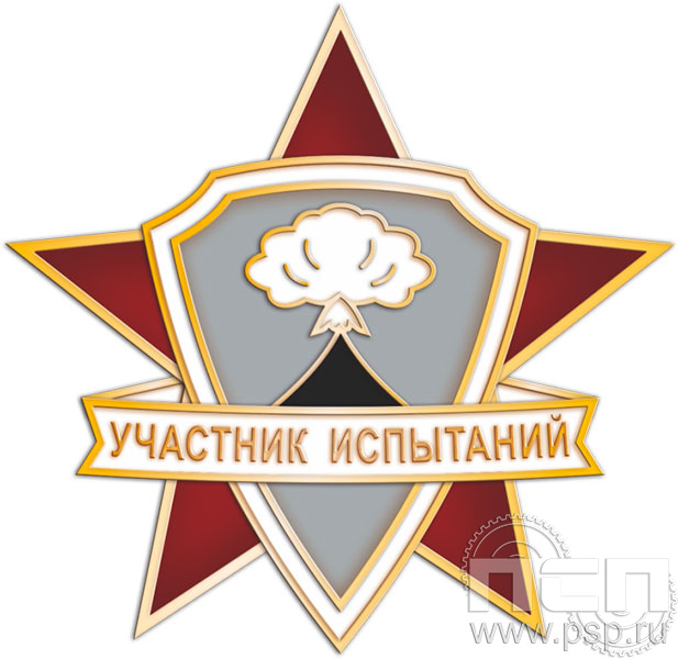 1142.0. Нагрудный знак "70 лет Подразделения особого риска"