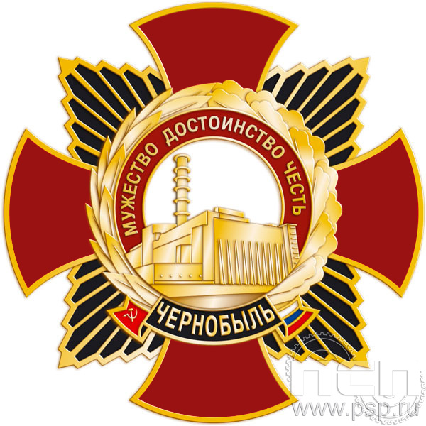 Нагрудный знак «Чернобыль» 181.1к