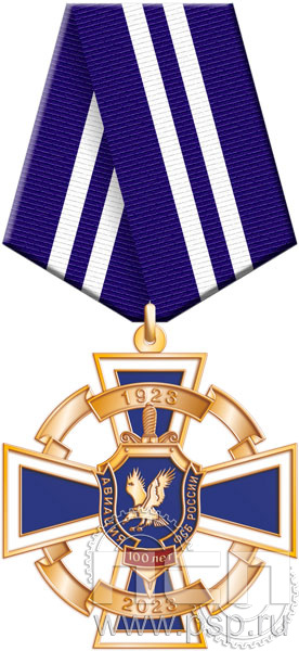 222.86.1. Нагрудный знак "100 лет Авиация ФСБ"