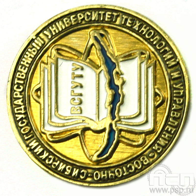 Значок «ВСГУТУ» латунь 003.0к