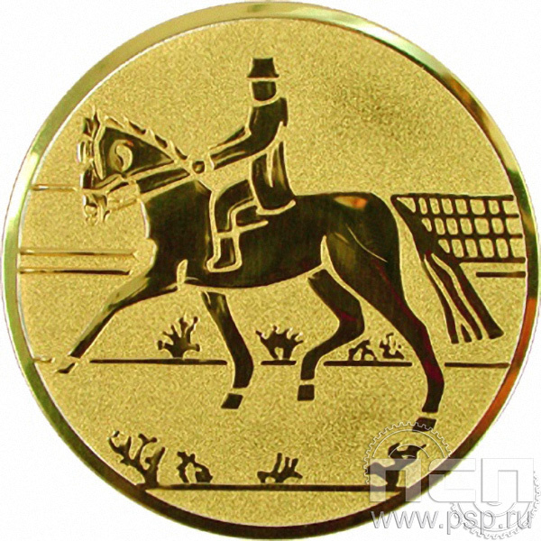 Жетон Конный спорт рысь (д.50) A73