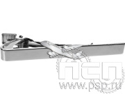 Заколка для галстука белая со значком 6.3.2.968