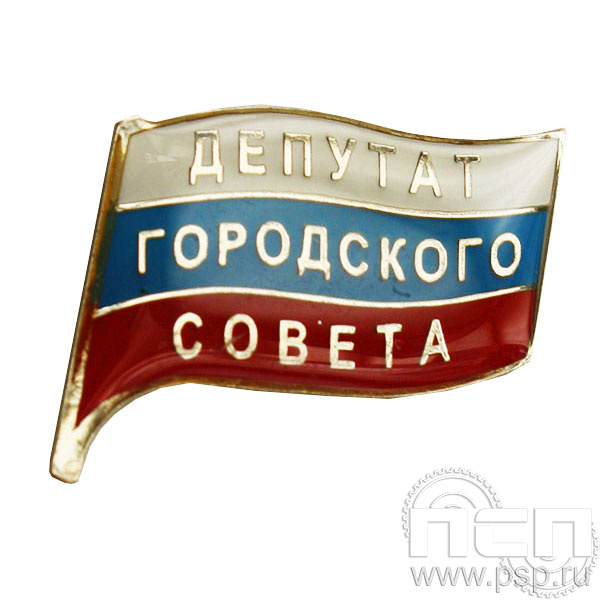 Значок Депутат городского совета 047.0к