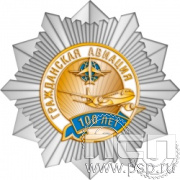 263.19. Нагрудный знак "100 лет Гражданская авиация"