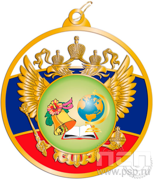 RS03 Медаль cо вставкой в центре