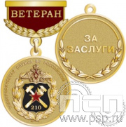 245.0.64. Медаль Ветеран "210 лет Топографическая служба ВС РФ"
