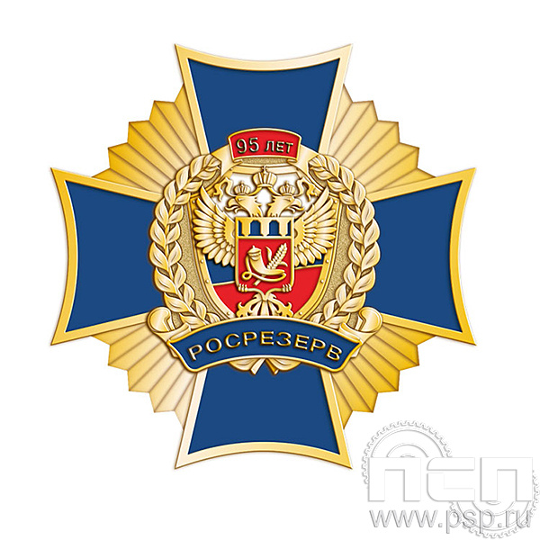 5.2(b) Нагрудный знак Росрезерв 95 лет