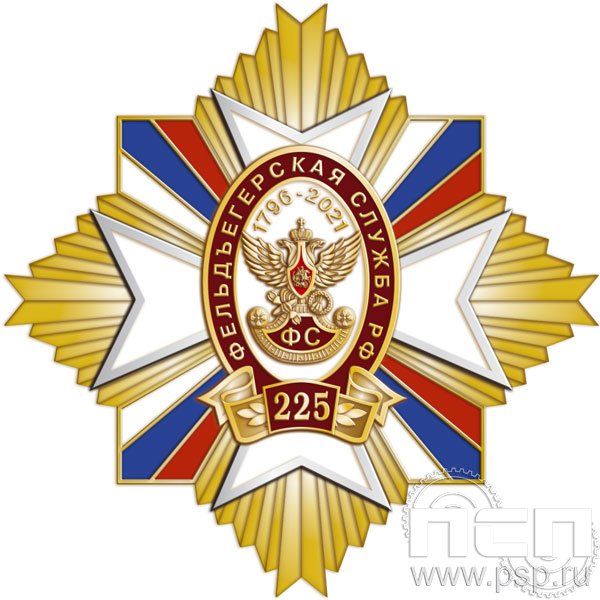 22.48. Нагрудный знак "225 лет Фельдъегерская служба"
