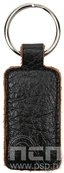 Брелок формы прямоугольник, черный BR.4.A