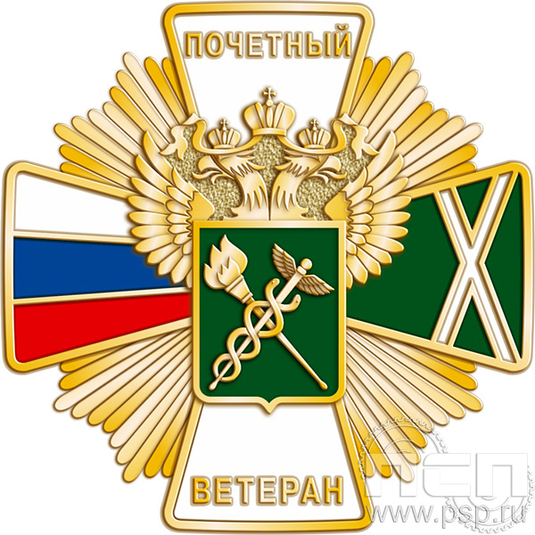 244.11  Нагрудный знак 2 уровня "Почетный ветеран ФТС России"