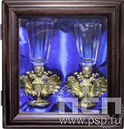 4.12.23. Набор стопок Герб (2 штуки) 