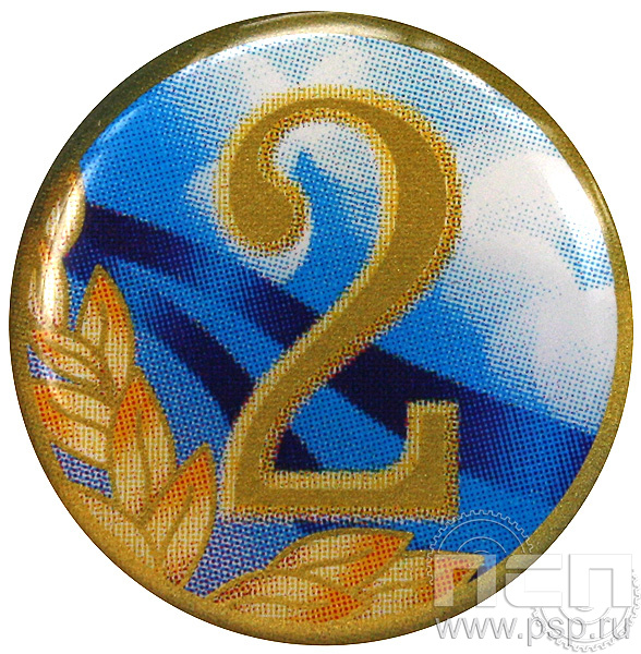 Вставка полноцветная лакированная d25 2-е место 12.20.3