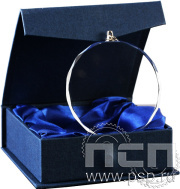 Медаль хрустальная GM0003 80х8мм футляр в комплекте