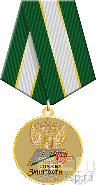 245.0.1(a). Медаль "30 лет Служба занятости"
