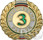 Значок 3 разряд юношеский СРиЗ9