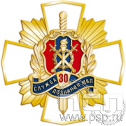118.69. Нагрудный знак "30 лет Служба дознания МВД России"