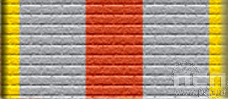 6.6.1. Планка орденская к медали "85 лет Служба восстановительных поездов ОАО "РЖД"