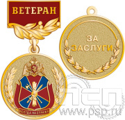 Медаль "55 лет Подразделения ЛРР и ГК Росгвардии" 245.0.56к