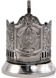 Подстаканник «Орден Победы» «Герб РФ» с чернью С7408 6 4.2.6