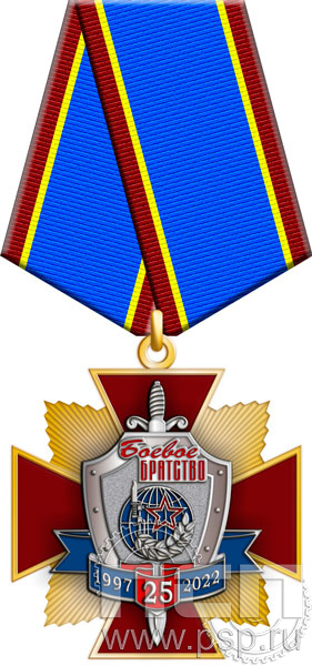87.17.1. Нагрудный знак "25 лет Боевое братство"