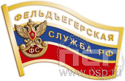 Значок "Фельдъегерская служба РФ" 048.0к