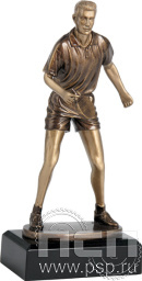 Фигурка литая Теннис настольный RFXR1438/BR 24см