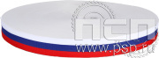 Лента в рулоне (шир.22 мм) V22-W/BL/RD, м