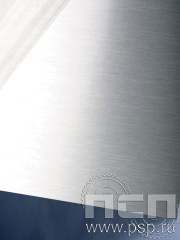 Пластина металлическая под сублимацию серебряная матовая 30,5х61х0,045 X-10