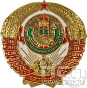 Значок «Пограничное братство» латунь 505.0к
