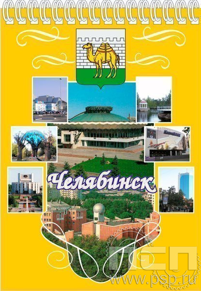 12.2.2. Блокнот на пружине с символикой города