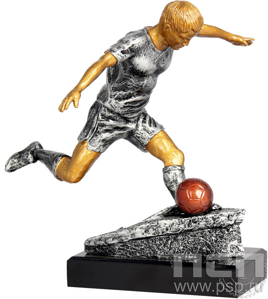 Фигурка литая Футбол RFST2054-25/GR 25 см