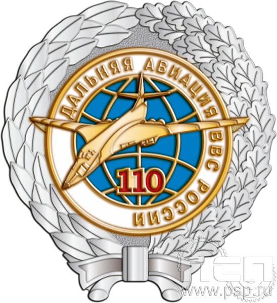 5.2(c). Нагрудный знак "110 лет Дальняя Авиация ВВС России"