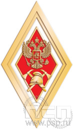 Нагрудный знак «Знак отличия по программе специалитета» МЧС30